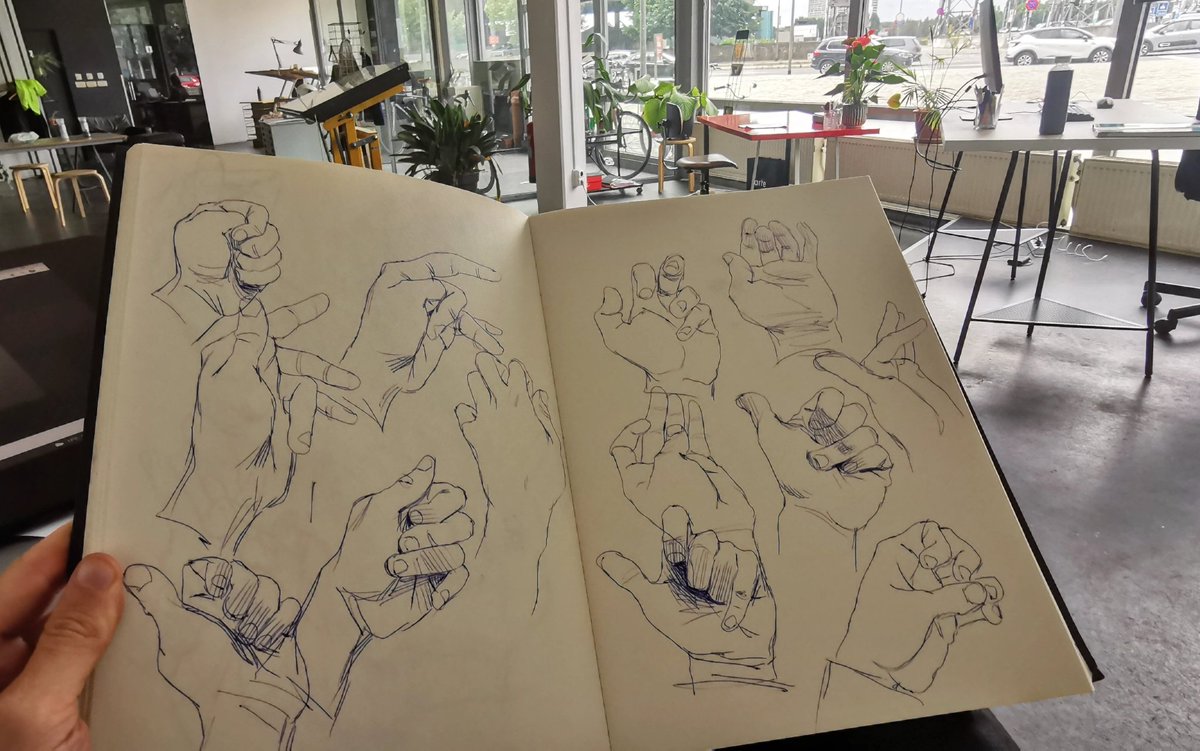 Jens claessens on twitter art tip to learn how to draw hands you