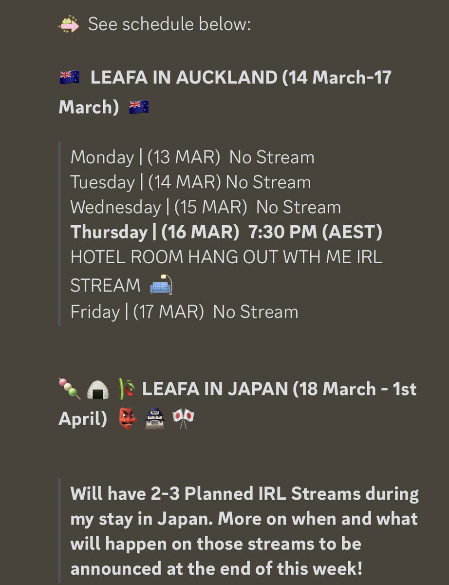 scuffedlea's tweet photo. For the next few weeks 🤍 IRL Strims coming soon! https://t.co/Ri8TBTDV7u