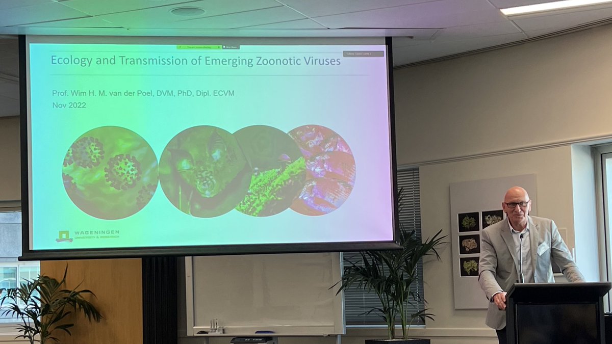 Next is @WimvanderPoel1, an international expert from @WUR, who will be sharing insights on the latest trends in Infectious Disease #Ecology & their impact on Global #OneHealth challenges, highlighting the urgent need for collaborative action to address these critical issues