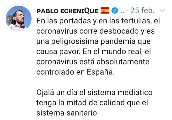 _iIIuminati_2's tweet photo. Los "expertos" millonarios del #csic que nos protegían de una gripe fuertecilla. Uno de ellos, el "químico" @PabloEchenique
#NoOlvidamos #13m2020 #coronavirus #covid #comitedeexpertos https://t.co/aIfyHsGoDv