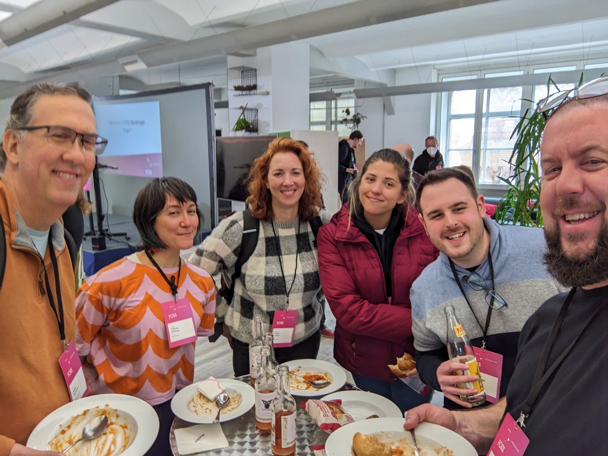 KrisFreedain's tweet image. Had an amazing time at FOSS Backstage today making new friends! #fossback #opensource #foss #OpenSearch