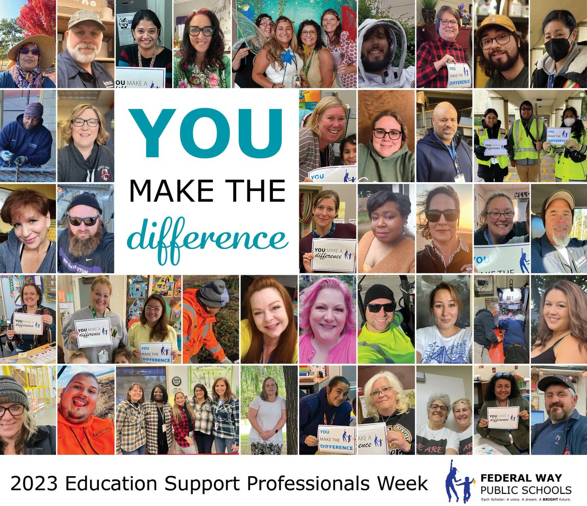 FWPS210's tweet photo. In honor of Educational Support Professionals Week, we are celebrating our classified employees! Thank you for all you do to support our scholars’ success. #FWPSGoal2 #ESPWeek2023 https://t.co/XH6G5qrzWd
