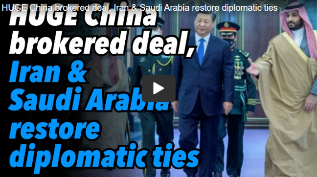 PoMoWorld: GEOPOLITICS: SAUDI-IRANIAN, CHINA BROKERED DEAL REDRAWS GLOBAL CHESS BOARD (UPDATED) - while Joe Biden was obsessing about Ukraine - this would not have been possible with President Trump buff.ly/3yzE8SP
