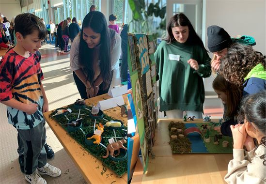 CapilanoU's tweet photo. CapU students host SNAP Math Fair for @NVSD44 @WestVanSchools students. Hands-on learning with games &amp; activities make math fun for children, and give practical teaching experience to aspiring K-12 teachers. More: https://t.co/X4wckZXEkF
 #mathisfun #studentsteachingstudents https://t.co/IF88eReltF