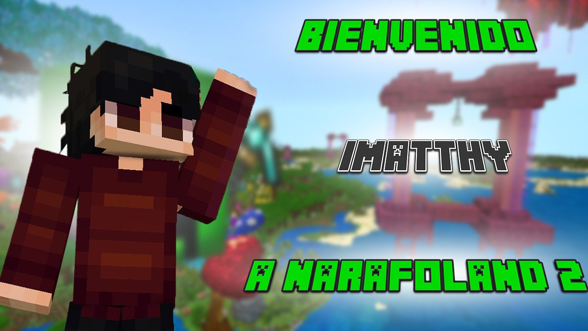 narafoland's tweet photo. Cae Imatthy a Narafoland 2, es un chico  tranquilo pero con buen corazon, tiene bastante conocimiento de minecraft, y nos tiene intrigados sobre su historia, porque seguramente sera algo super interesante 🤩🧨 @mtsgmez  #NarafolandForever #Minecraft #Minecraftserver #Server #Mod https://t.co/l8NlGHFRQh