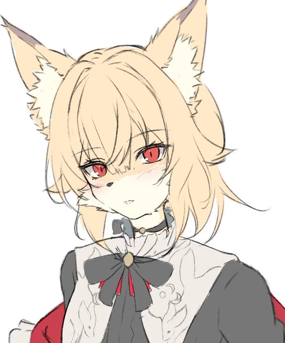 ラフ出来た!美人さん描くの楽しい 