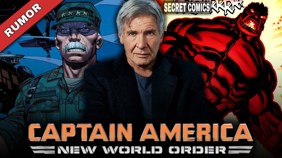 comics_secret's tweet photo. 💥Rumor
De acuerdo a Daniel RPK, en #CaptainAmericaNewWorldOrder veremos al General Ross interpretado por Harrison Ford ser el presidente de Estados Unidos, además que gracias a radiación se convertirá en Red Hulk.
#anthoniemackie #redhulk #generalross #marvelstudios https://t.co/CLlUQAFrrs