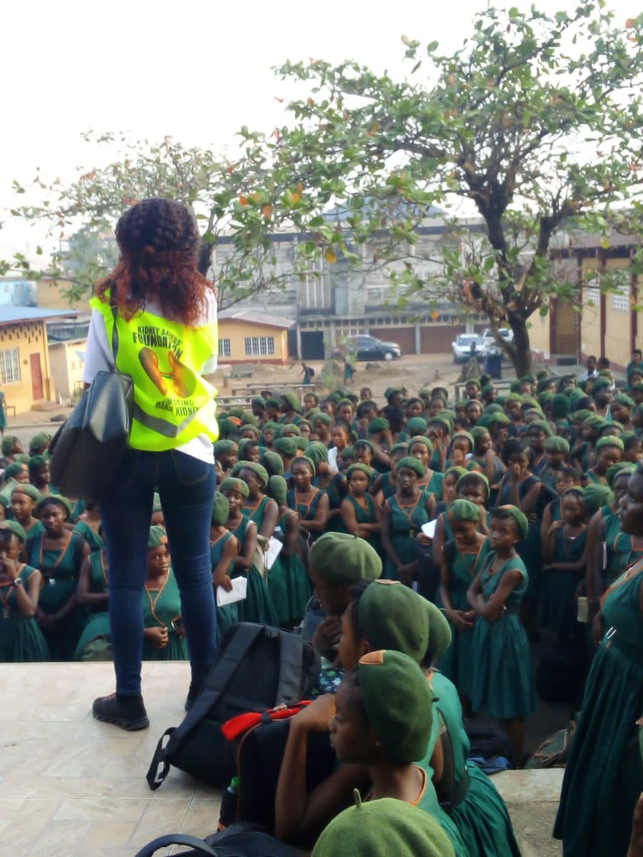 KidneySavers's tweet photo. In commemorating the #worldkidneyday2023 ,we did school-to-school awareness raising on the global theme, #kidneyhealth and NCDs #burden and #prevention, which benefited more than 10,000 school pupils and teachers.
@KidneyFund @mohs_sl
@UNDPSierraLeone @Kidney_Research @UNOPS https://t.co/BieG6SSTwA