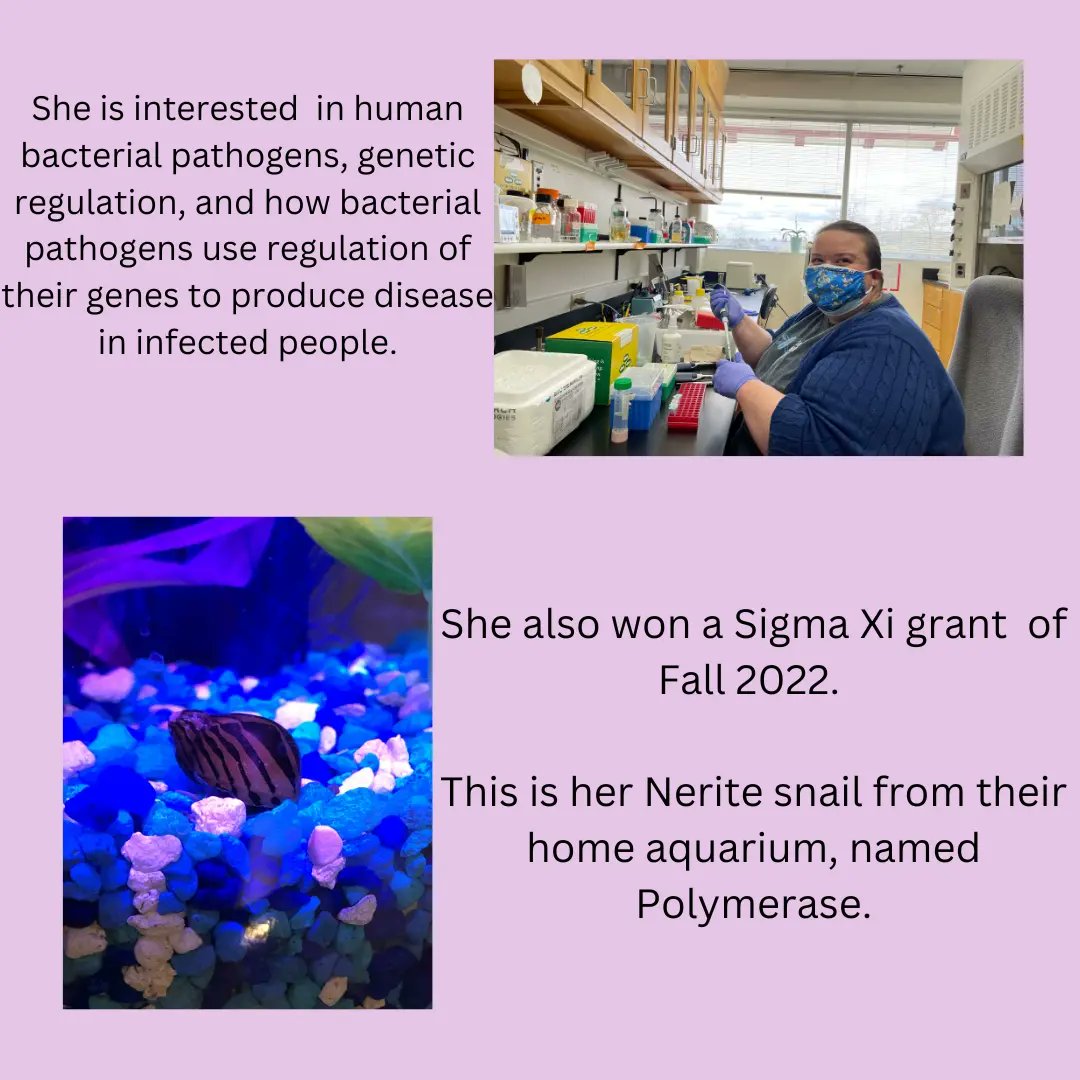 EWUBiology's tweet photo. Meet Roxanne McPeck an EWU graduate student scientist! https://t.co/GDU8ikxQLm