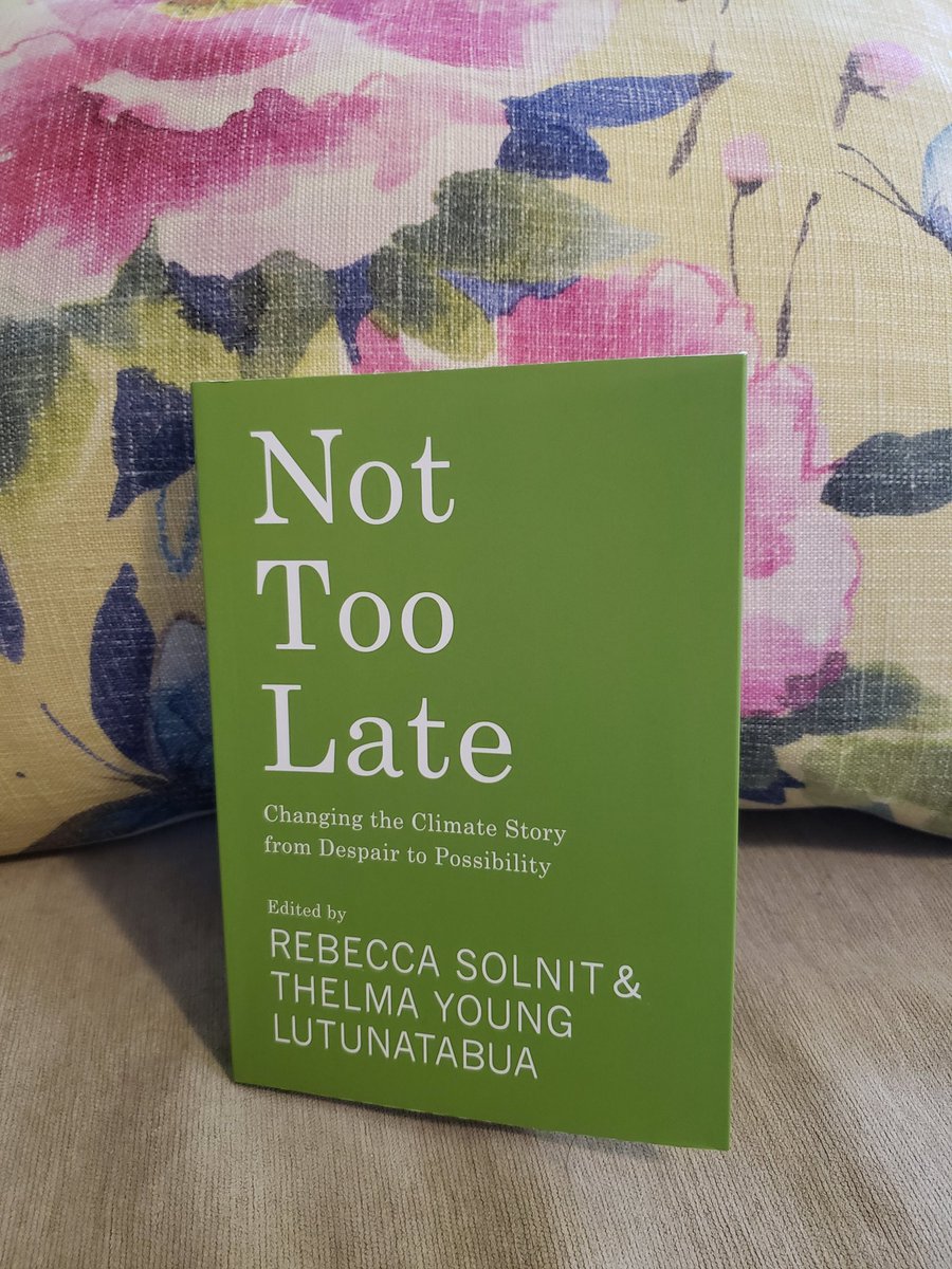 Just got this in the mail today and started reading it, and it's SO GOOD. 

"To hope is to accept despair as an emotion but not as an analysis. To recognize that what is unlikely is possible, just as what is likely is not inevitable."
-<a href="/RebeccaSolnit/">Rebecca Solnit</a>