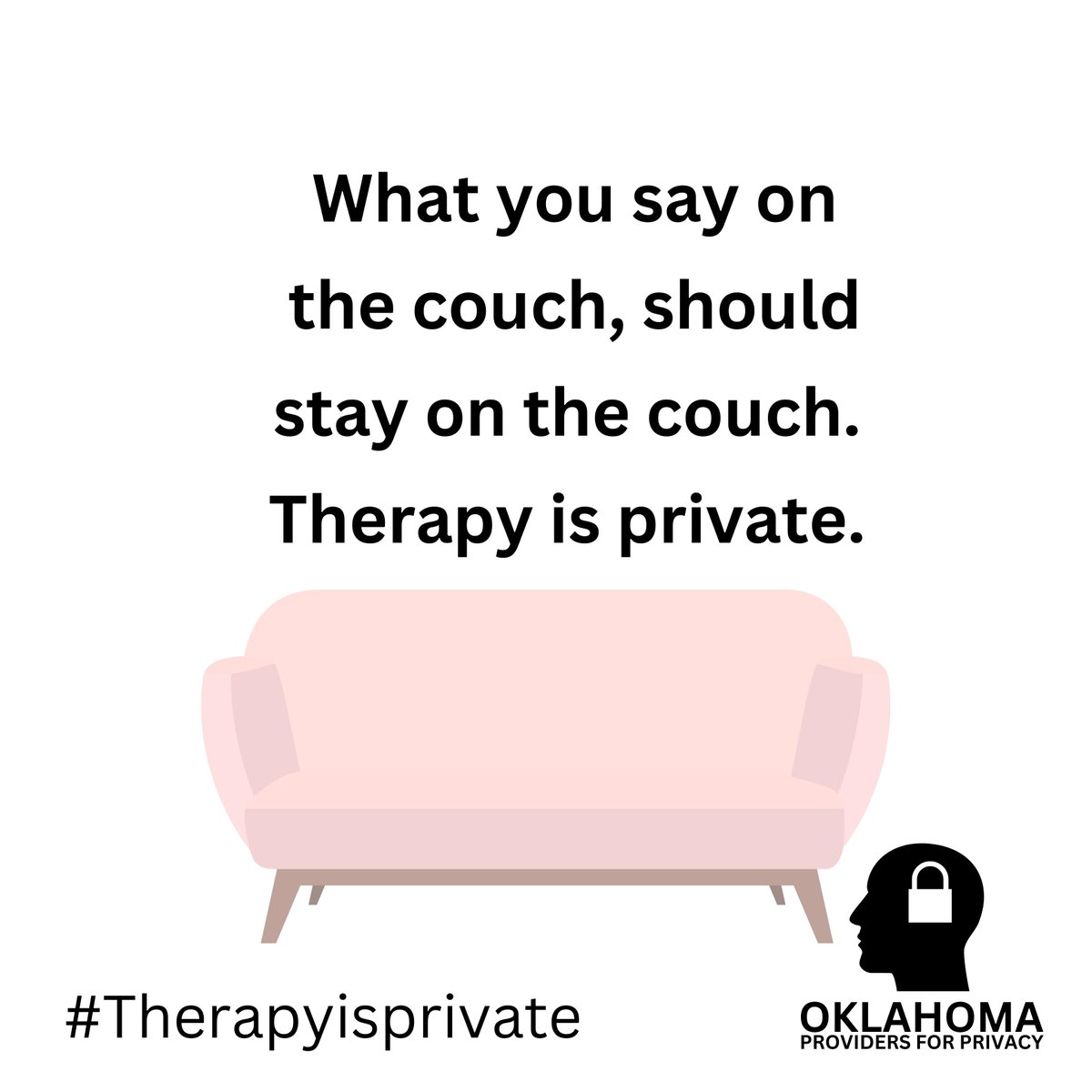 OkProv4Privacy's tweet photo. Remove mental health from the Healthcare Information Exchange mandate. #therapyisprivate #protectmyphi #mentalhealthmatters #confidentialitycrusaders #confidentiality https://t.co/z6G5ubfOku