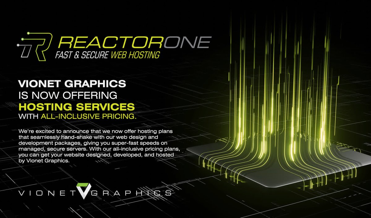 VionetGraphics's tweet photo. We're excited to announce that we now offer "All-Inclusive" Hosting packages with any new website. Take advantage of one-stop shopping by having us design, develop, host and secure your website. https://t.co/o4YV2eAO3p https://t.co/dclBz1uu8T