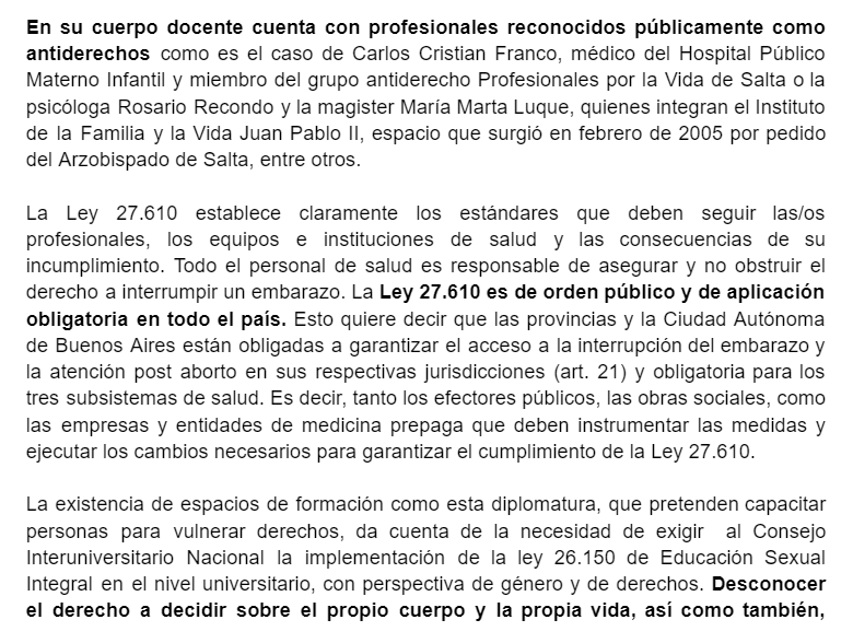 Ruda_Catedras's tweet photo. ¡Qué el derecho al aborto sea un contenido de la ESI y que se garantice en el nivel superior! #ESIya #AbortoLegalesLey https://t.co/FSHBYo34J7