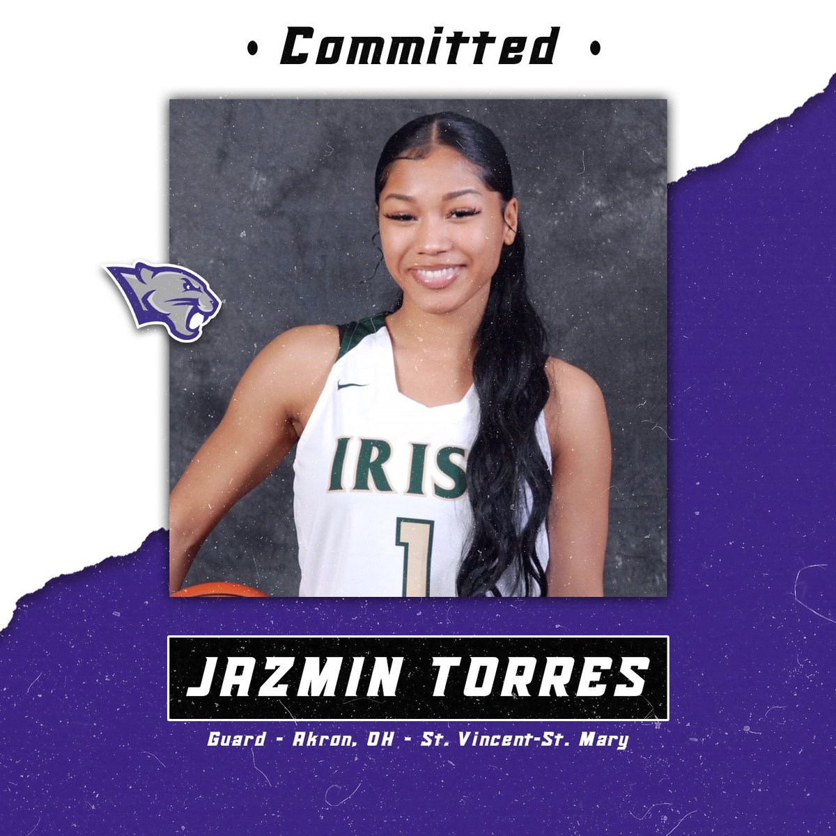 Excited to welcome Jazmin to our Panther family! @1jazmintorres