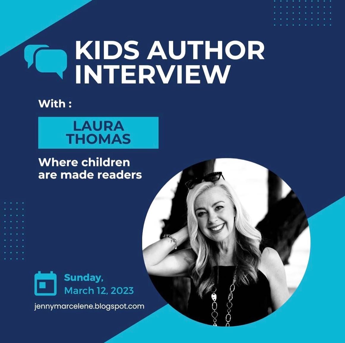 You may not know…

📚Although I’m an author of romantic suspense novels, I also write Sunday school lessons for kids &amp; have a middle grade short novel &amp; Christian teen trilogy published.

🧸Check out my recent #kidlit interview with <a href="/JennyMarcelene/">Jenny Marcelene</a> ⬇️

jennymarcelene.blogspot.com/2023/03/laura-…