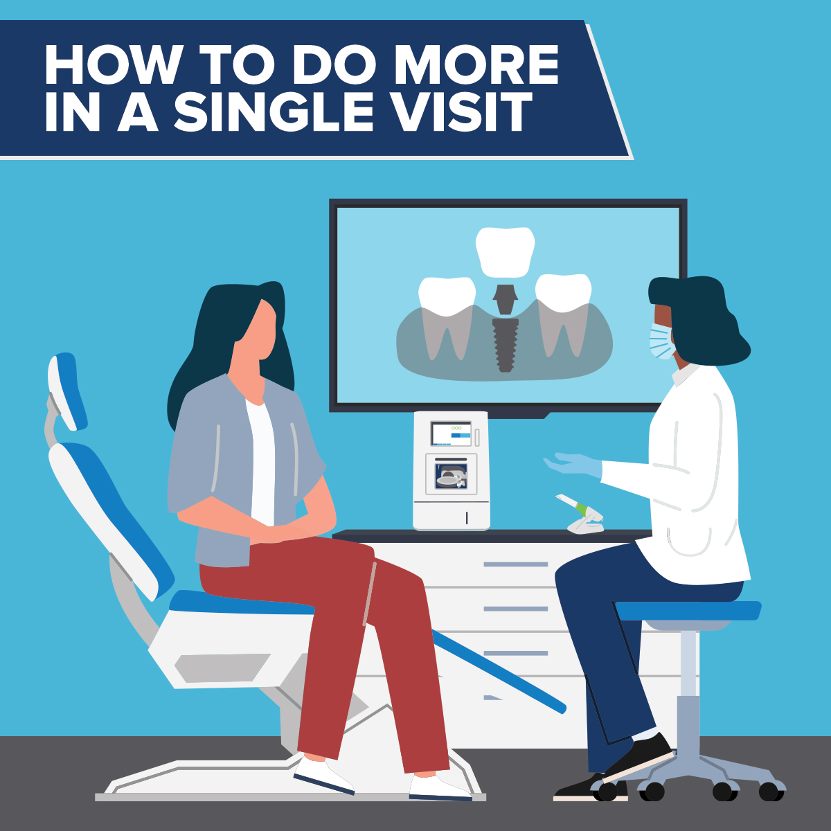 PattersonDental's tweet photo. When there’s no time to waste, CAD/CAM is can-do for making each visit count. By scanning, designing &amp; milling a crown in a few hours, you can provide your patients with well-fitting restorations in one visit in a fraction of the time. 

Learn More: https://t.co/CVD4lOYYfa https://t.co/NhvLQaY7Fd