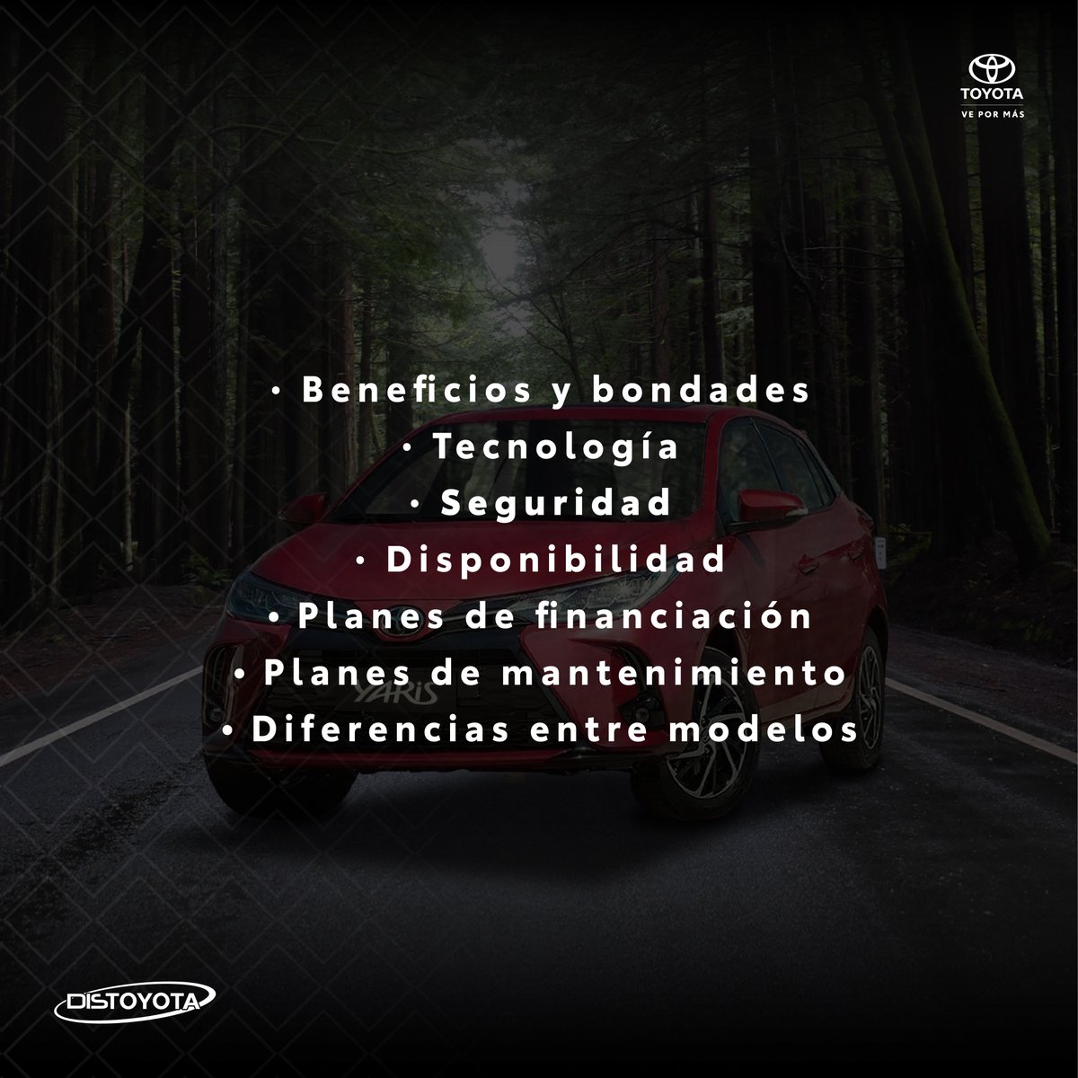 📣 ¡Agéndate para este 16 de marzo y asiste a nuestro webinar de Toyota Yaris!

Nuestro Experto Distoyota despejará todas tus dudas sobre los beneficios de nuestro vehículo, adicional a ello te contaremos todos los detalles para que puedas estrenar un Toyota.