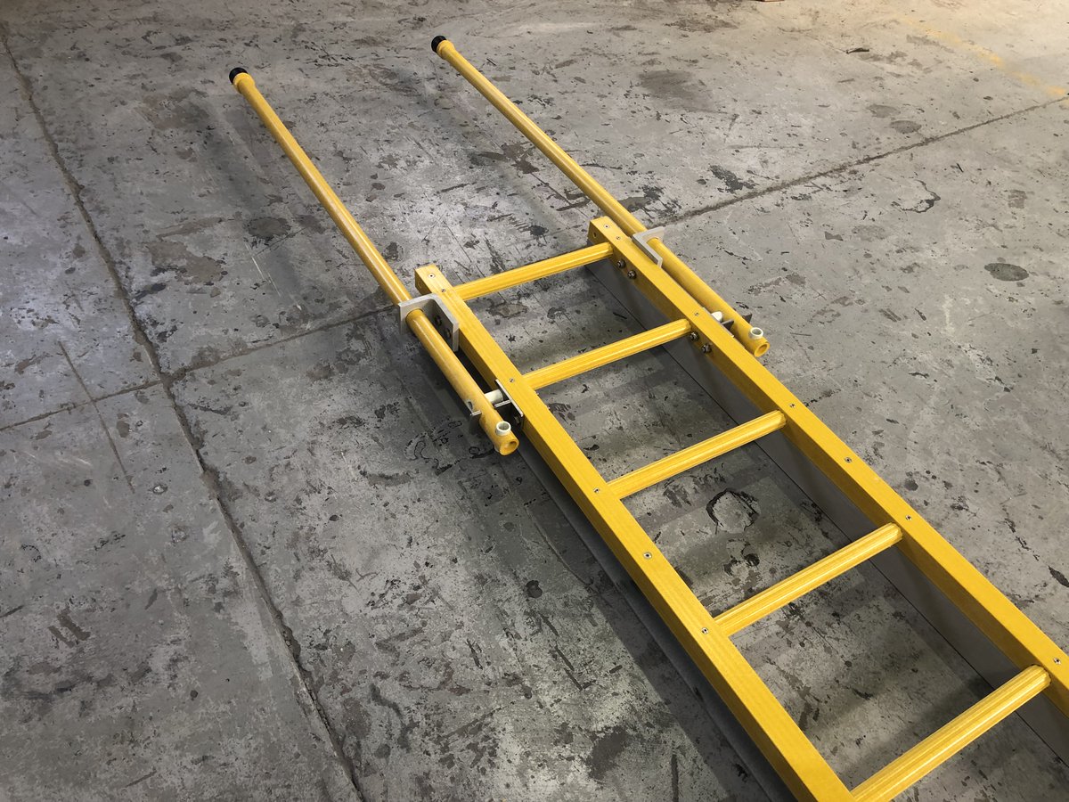 CompositeEngAu's tweet image. MaxiLADDER with retractable arms. The ladder is further strengthened with the addition of MaxiSTRUCT 'c' channel.

#frp #frpladder #ladders #laddersafety #compositestructures #maxiladder #maxistruct #compositematerials
