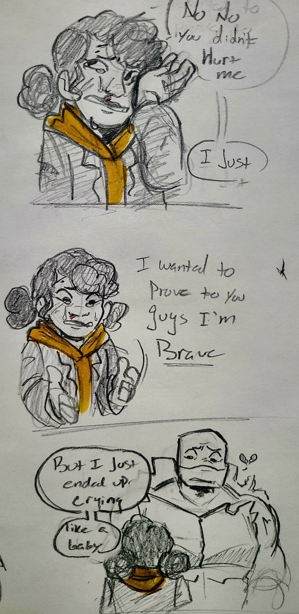 mg8966's tweet photo. Aftermath part 1
Once the boys got April back to Lair and she had a moment to process everything that happened. those tears are gonna fall. and april hates it because she wants her brothers to see her as equil and not a little kid. #rottmt #RiseoftheTMNT #littlesisterau #tmnt https://t.co/saHXev1dTh