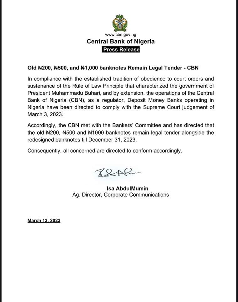 abdoulmaleeq's tweet photo. We are now free from the torments of the CBN Governor. https://t.co/mDkqtq48Kp