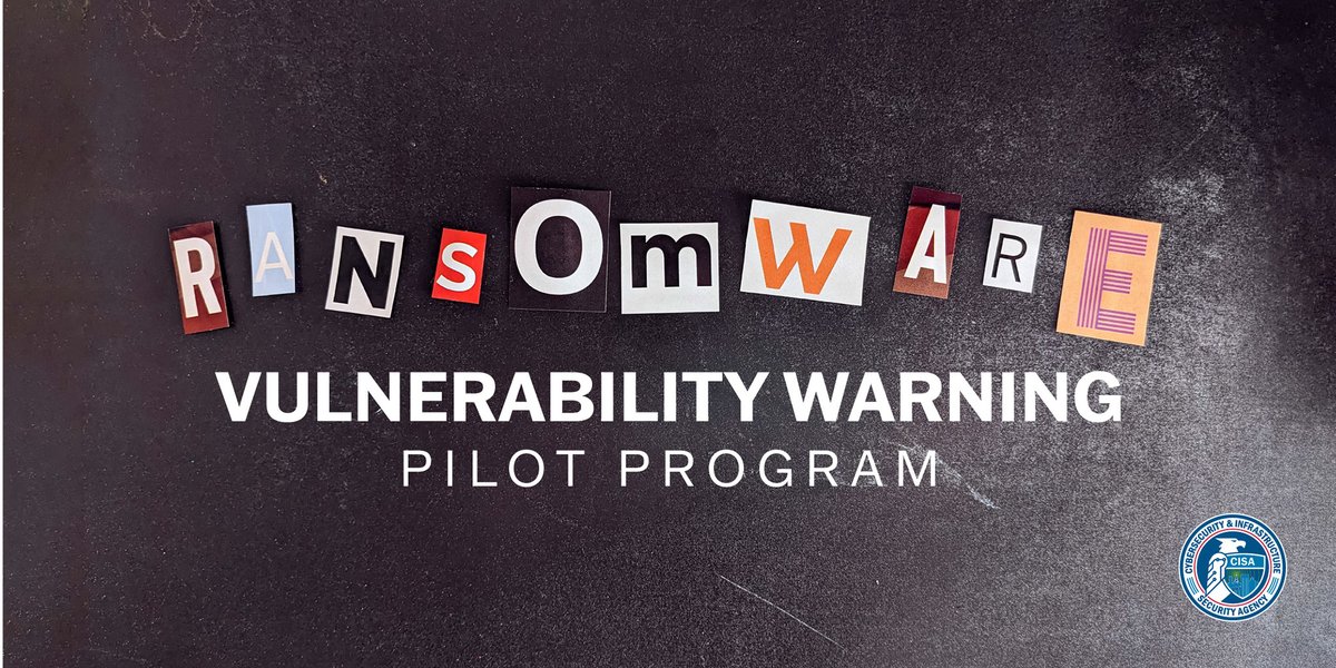 Cybersecurity and Infrastructure Security Agency on Twitter: 