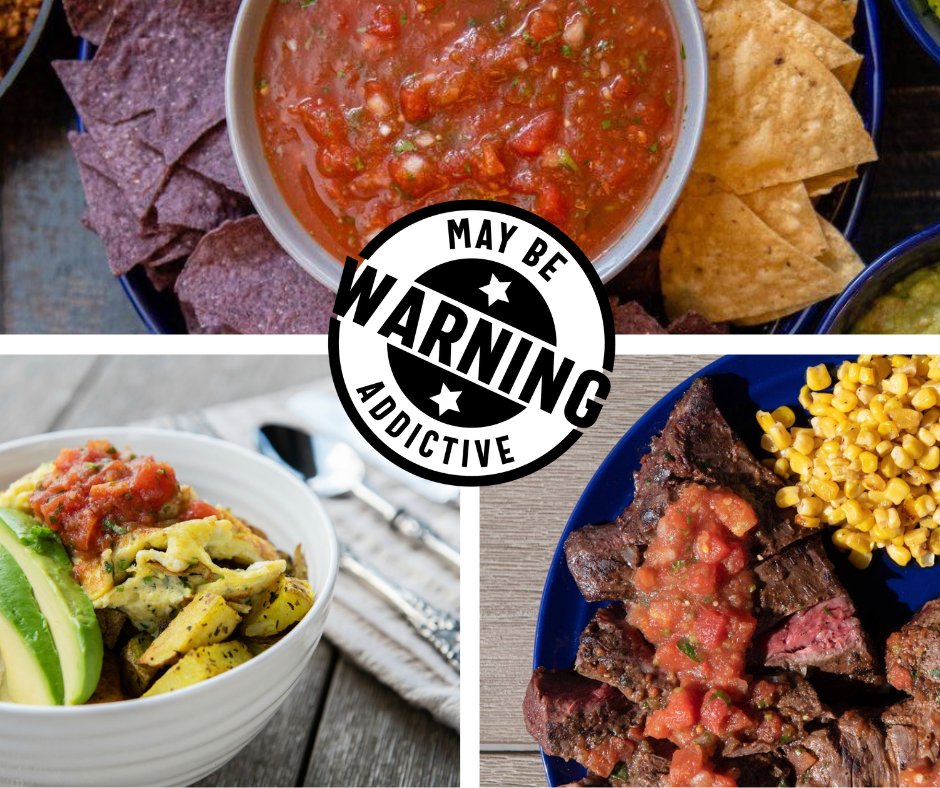 Our Salsa is so addicting, you'll want to put it on almost everything! 
#samsfamoussalsa #Tarahumara #authentic #nongmoproject #certifiedglutenfree #certifieddiverseowned #buylocalsupportlocal #chicagoland