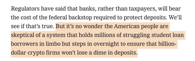 lol there it is

Elizabeth Warren somehow blaming SVB on crypto

amazing really
