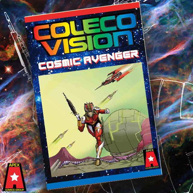 What's this? A brand-new comic book based on the classic ColecoVision video game? Why, yes. Yes it is! 

Learn more at the signup page and be among the first to get COLECOVISION COSMIC AVENGER! More titles to come! Sign up now!
kickstarter.com/projects/apexc… #ColevoVision #CosmicAvenger