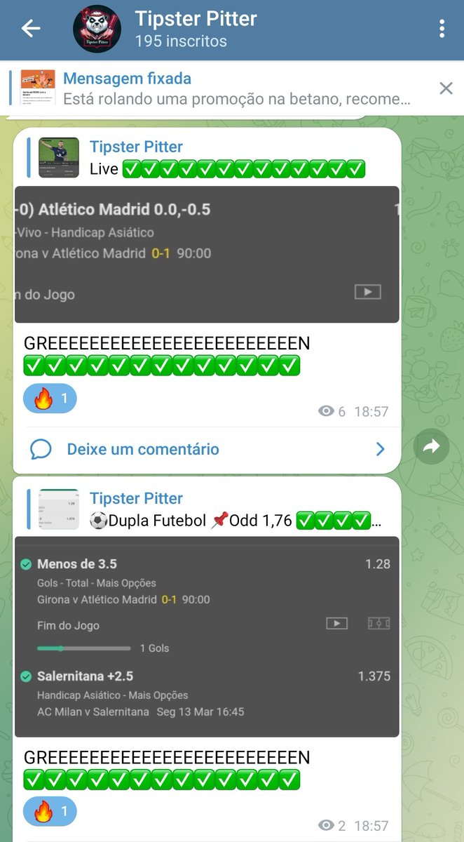 TipsterPitter's tweet photo. Sorteio de banca quando chegar em 200 forramos a tarde toda,bora entrar no grupo 
Telegram https://t.co/dClZcC5oyi

#bet365 #apostas #betano #flamengo #saopaulo #brasil https://t.co/6dzheQ81Vx