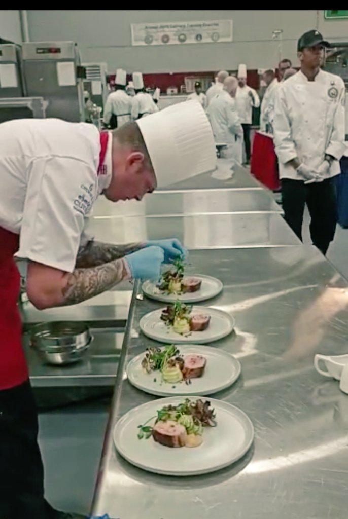 Always proud to represent team UK 🇬🇧. 

Thank you to @essentialcuisin <a href="/Craft_Guild/">Craft Guild of Chefs</a> @churchill1795 for always supporting and making it easier to do what we do!

#retainingtitles #internationalteamoftheyear #backtoback #chefs #UK