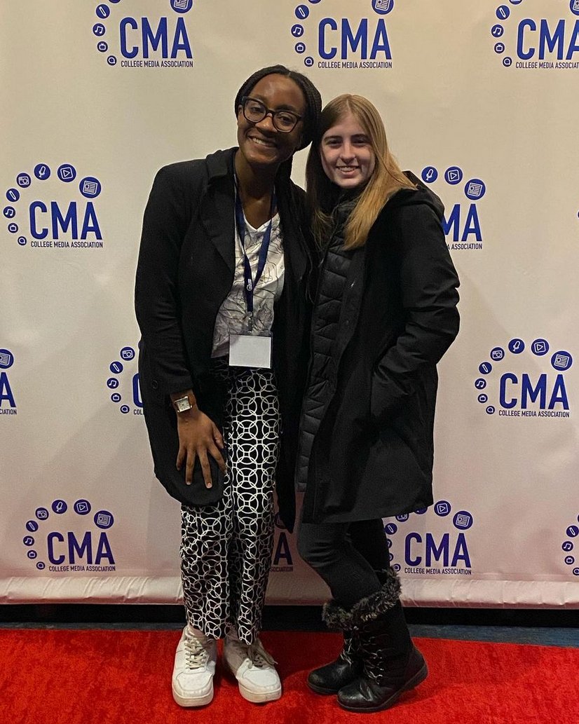 GMasonSPJ's tweet photo. Huge thank you to @gmustudentmedia for giving us the opportunity to attend this year’s CMA Spring National College Media Convention in New York
And a very special thank you to the GMU Parent and Family fund for sponsoring this trip!
#collegemediaassociation #studentmedia https://t.co/z6bCNPwERw