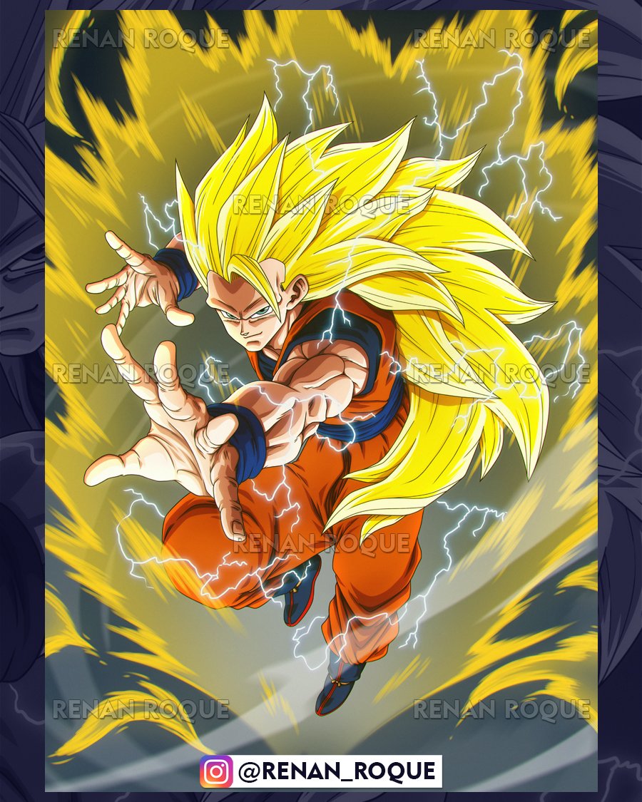 Goku ssj3 (super saiyan 3 ) Anime dragon ball goku, Dragon ball