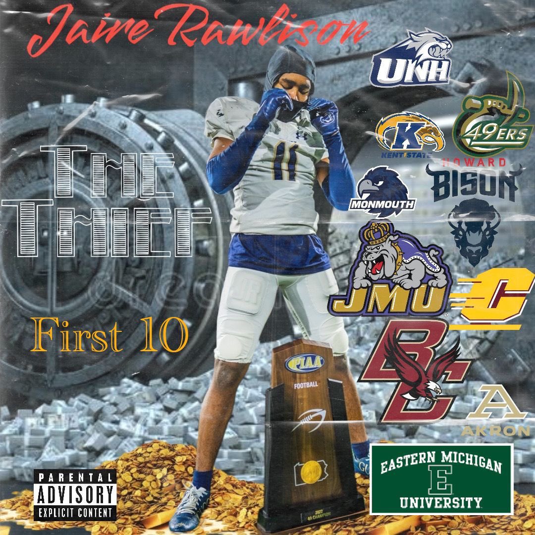 OfficialJaire's tweet photo. Thankful for the first 10 that see something in me. Just getting started though! @EdOBrienCFB @PRZPAvic @SportsByBLinder @BrianDohn247 https://t.co/WZc1NeZZkQ