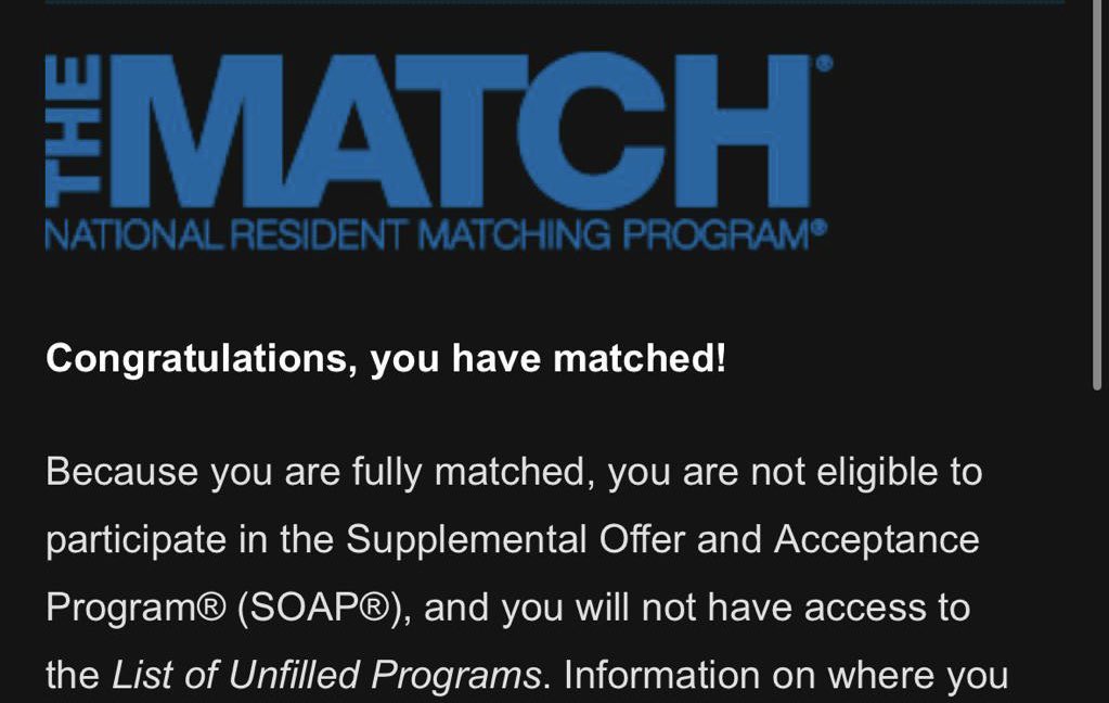 Congrats to the matched! Excited to be annoying children as an official career. Always here if you need to talk about personal statements, or anything else.

#Match2023