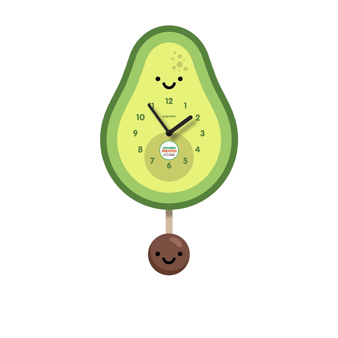 HalfBakedMediaX's tweet image. RT @MOMITFORWARD A16: What’s not good about this Avocado Clock!  It’s so fun!  #ad #gno #SparkTheGood #SXSW PLS RT