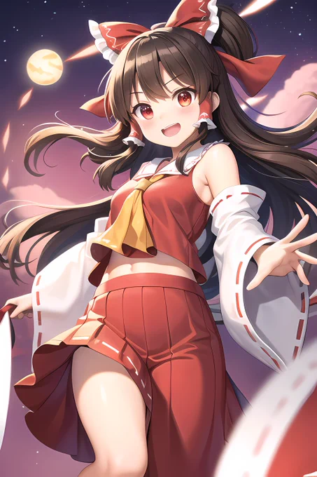 霊夢だよ～#東方Project#博麗霊夢 