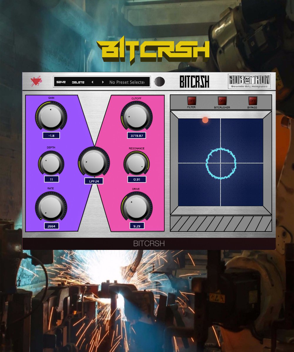 DJJordanRivera's tweet image. OUT NOW! OUT NOW! OUT NOW!

audiopluginshop.com/product/bitcrs…

#VST #Audioeffect #audioplugin #windows #macOs