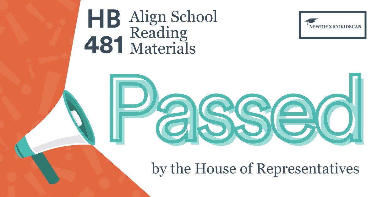 🎉 Our literacy bill has passed the House of Representatives! 🎉 Thank you <a href="/LaneForLiberty/">Ryan Lane</a> for sponsoring this legislation!

The bill now heads to the Senate Education Committee. Please email committee members and ask them to support HB 481: p2a.co/9u3Isp2