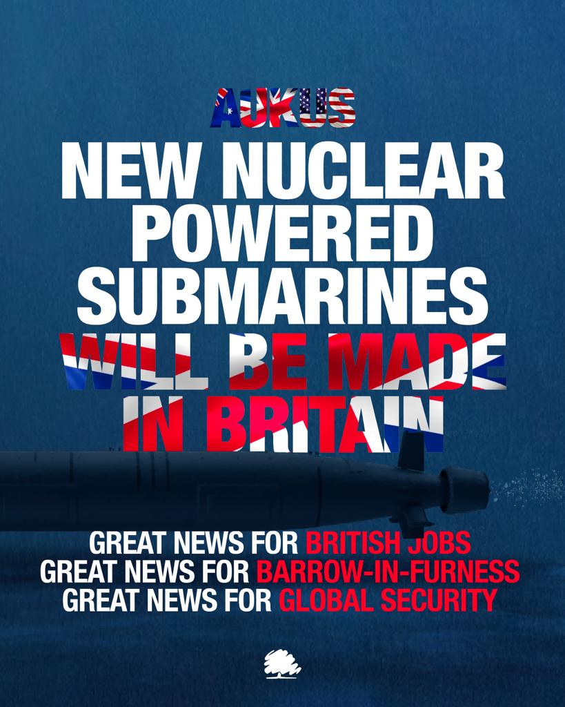 fayepurbrick's tweet image. Great news that Britain's excellence in defence manufacturing is secured for another generation 🎉 More opportunities to showcase the skills and innovation that our country has to offer #AdvancedEngineering #MadeInBritain #AUKUS #StrongerTogether