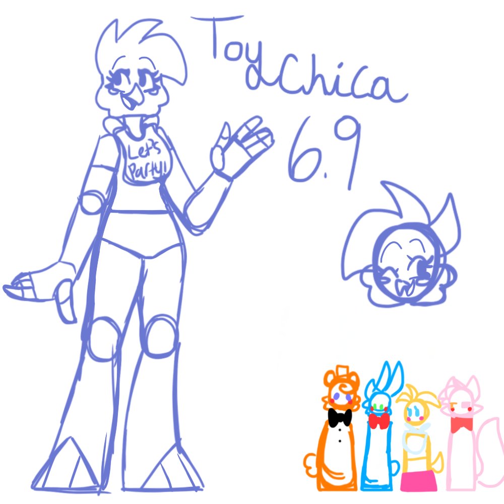 FNAF2 HUMAN VERSION] Toy Chica  Anime fnaf, Fnaf sister location, Fnaf