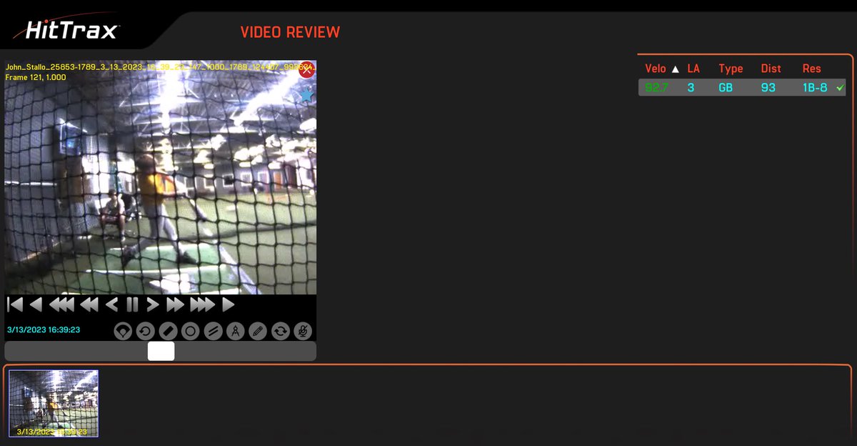 johnstallo08's tweet image. 92.7 exit velocity while hitting with @coachBrayWOW  class of 2027 playing for @Lytlejay1 this summer on USA Prime 14u