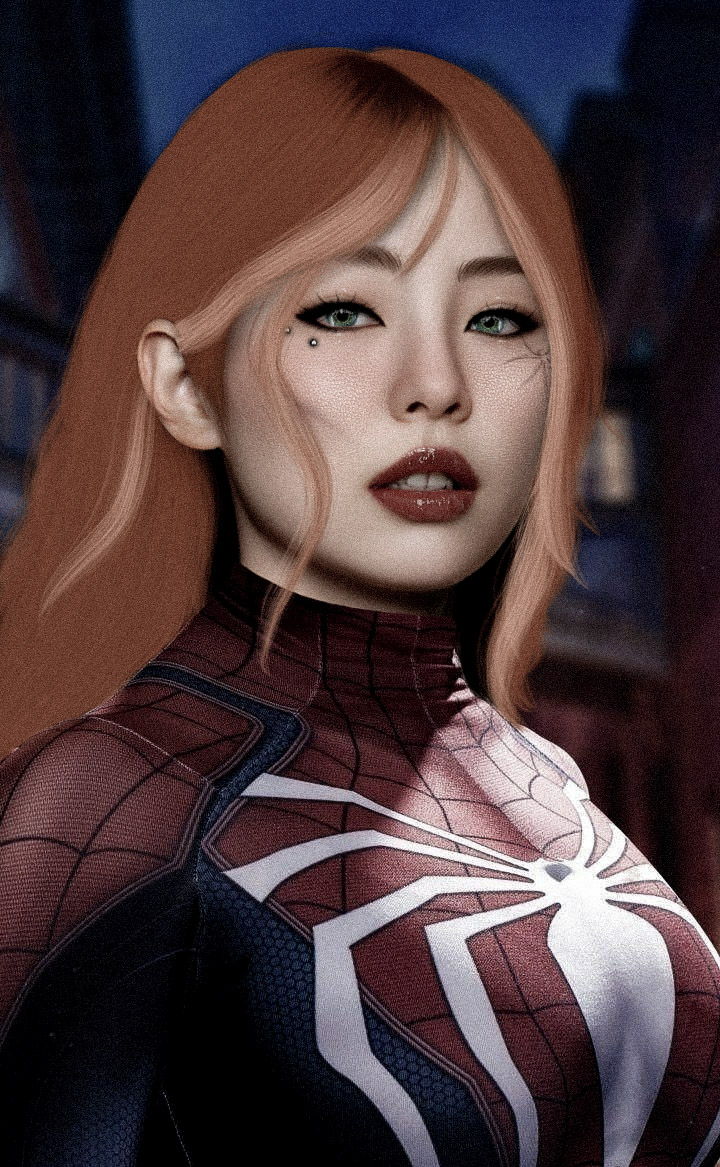 Opa tml, como vão? Bom, vamos lá, pra quem não me conhece, prazer, podem me chamar de Parker! Sou filha do primeiro homem aranha! Felizmente herdei os poderes do meu pai, e com isso, a função de ser a amiga da "vizinhança" também, então quando precisarem de ajuda, é só chamar!