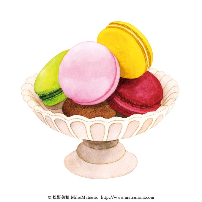 「sweets white background」 illustration images(Latest)