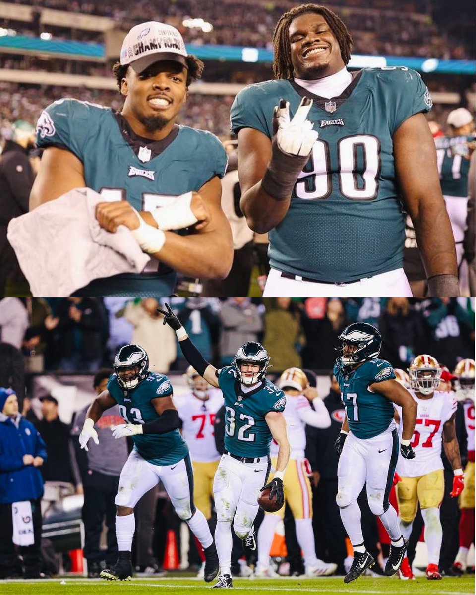 KBeckEagles's tweet photo. Out with the old. In with the new.
 
The future of the Eagles defense is in good hands. https://t.co/WFXLw7CLtM