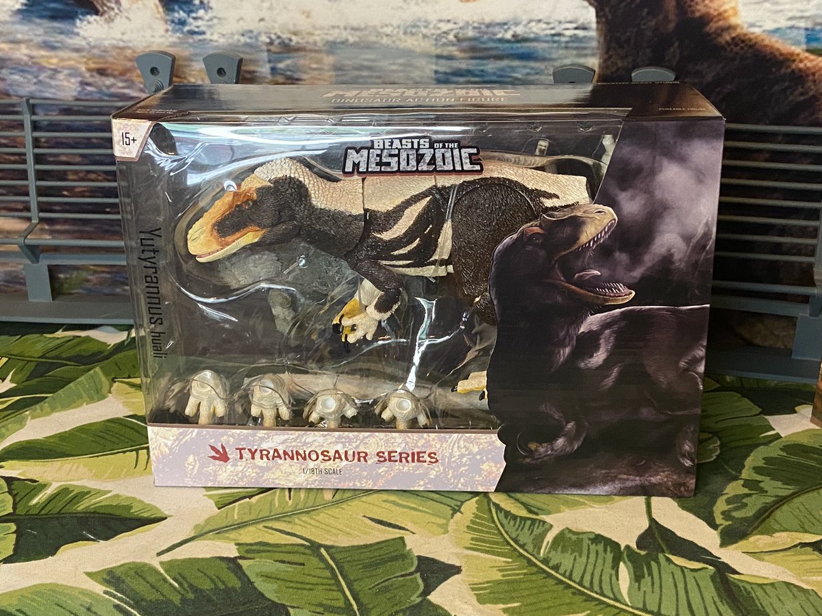 RexPaddock's tweet photo. 🦖 What an exciting delivery! 🤩Three highly anticipated figures from #BeastoftheMesozoic. #Yutyrannus, #Guanlong, and #DeadSound’s (David Armsby) #OldBuck, the fierce Bull #Styracosaurus from the #Dinosauria series. 
Cannot wait to get them unboxed and reviewed! 🦖 https://t.co/jLr8FZjoGX