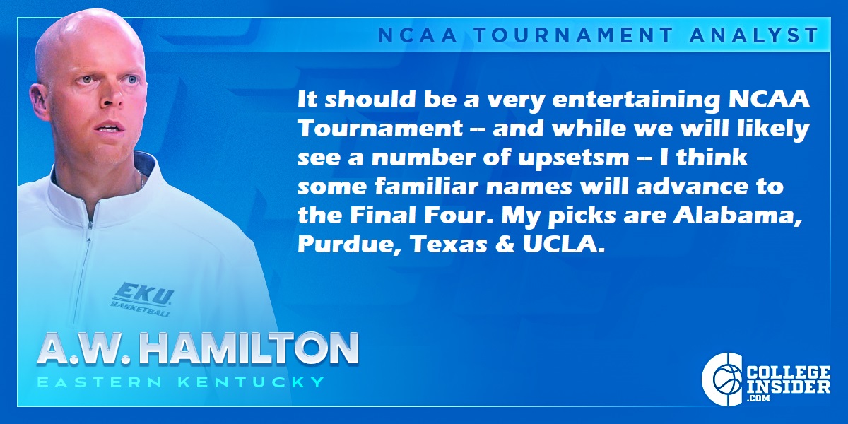 collegeinsider's tweet photo. Skip Prosser Man of the Year award finalist @CoachAWHamilton makes his Final Four picks... #MarchMadness #CICoachTalk https://t.co/5Agx01u7RP