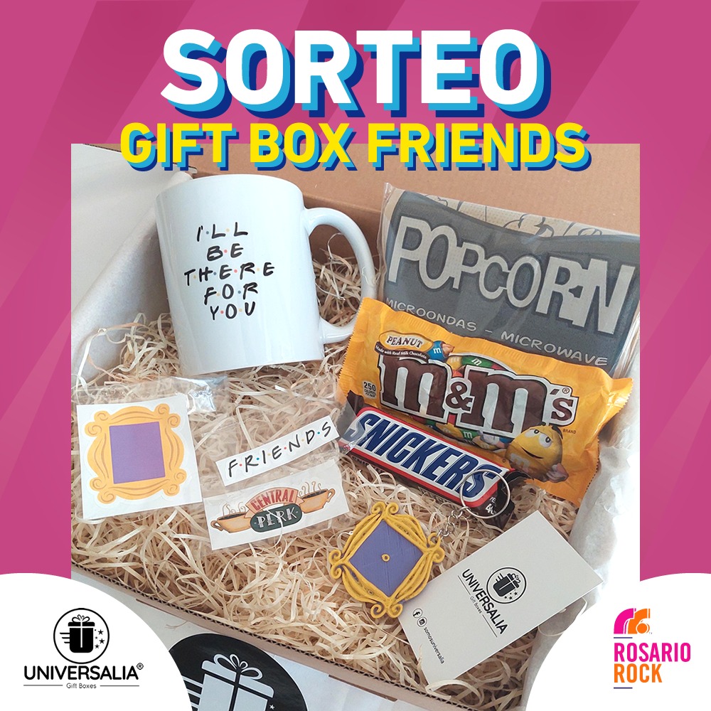 #SORTEO "Ganate 1 #GiftBox de #Friends" 🎁
El Sábado 18/03 sorteamos 1 Caja de Regalos by #Universalia | #GiftBoxes!!
Participá desde acá &gt; instagram.com/p/CpvrLzrOTeY/