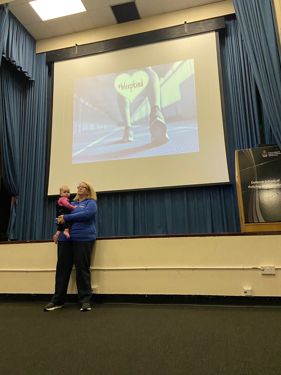 BleepKind's tweet photo. It was an absolute privilege to be asked to speak about #bleepkind with a group of MDP fitness instructors today at their CPD event in Portsmouth. A great bunch of people, who are also helping with our Expo tomorrow. All done with #girlA at my side ๐
#babynotbarrier
#polfit https://t.co/lZ6ULNYpw9