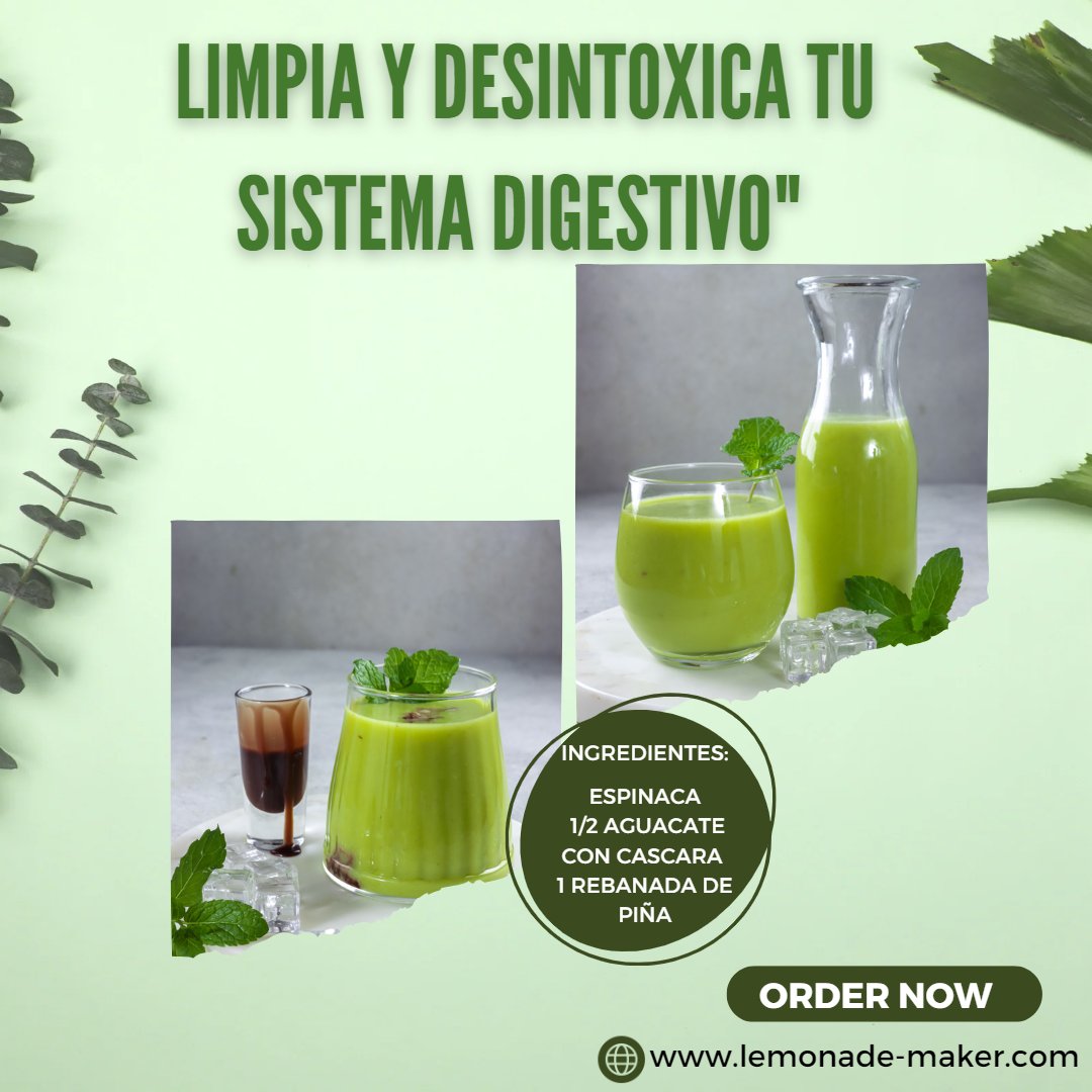lemonademaker6's tweet photo. 😔🤔💭Tienes problemas con tu sistema digestivo? 🤔

Recetario digital completamente gratis! 😉
https://t.co/y4tEf3rwM7
Lemonade-Maker®
#LemonadeMaker
#foryourpagechallenge
#jugosaludable
#viralreels #shorts https://t.co/feTyMaOmHU