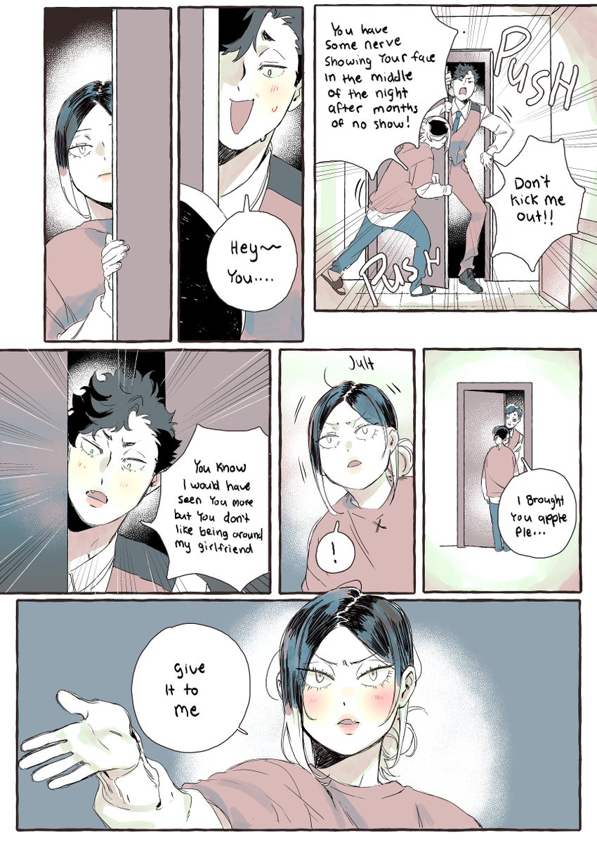 "kuro... he likes me" part 6 
after akaashi's words kuroo decides to give kenma a visit... 